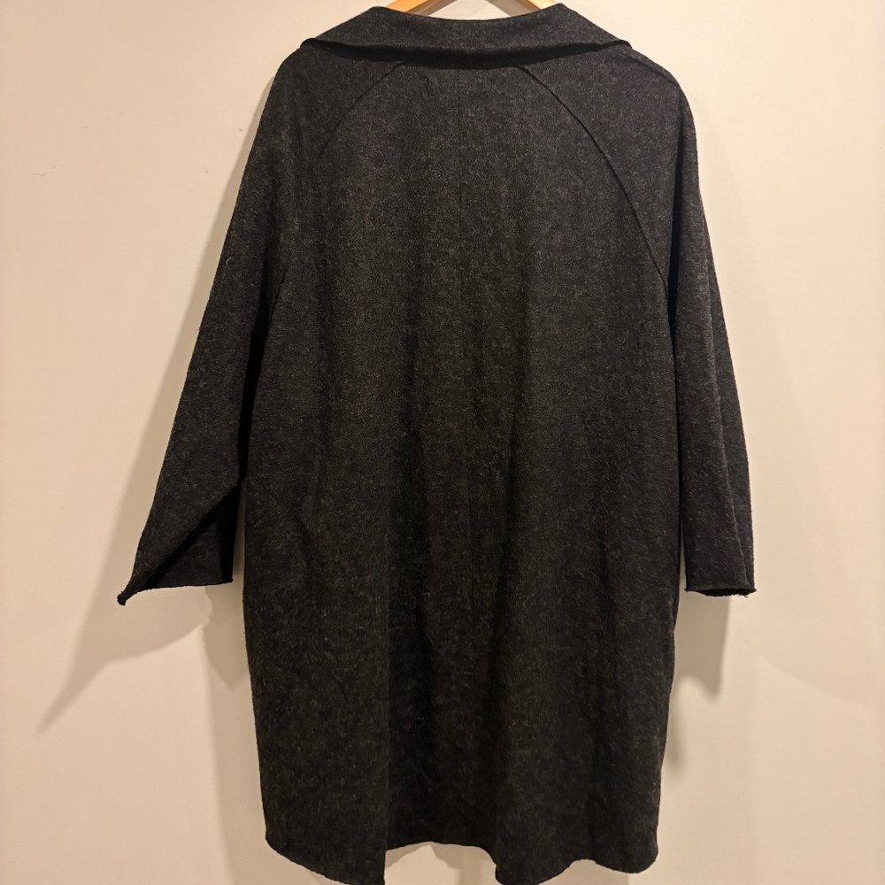 MANGO wool blend coat cardigan S - Picture 2 of 4